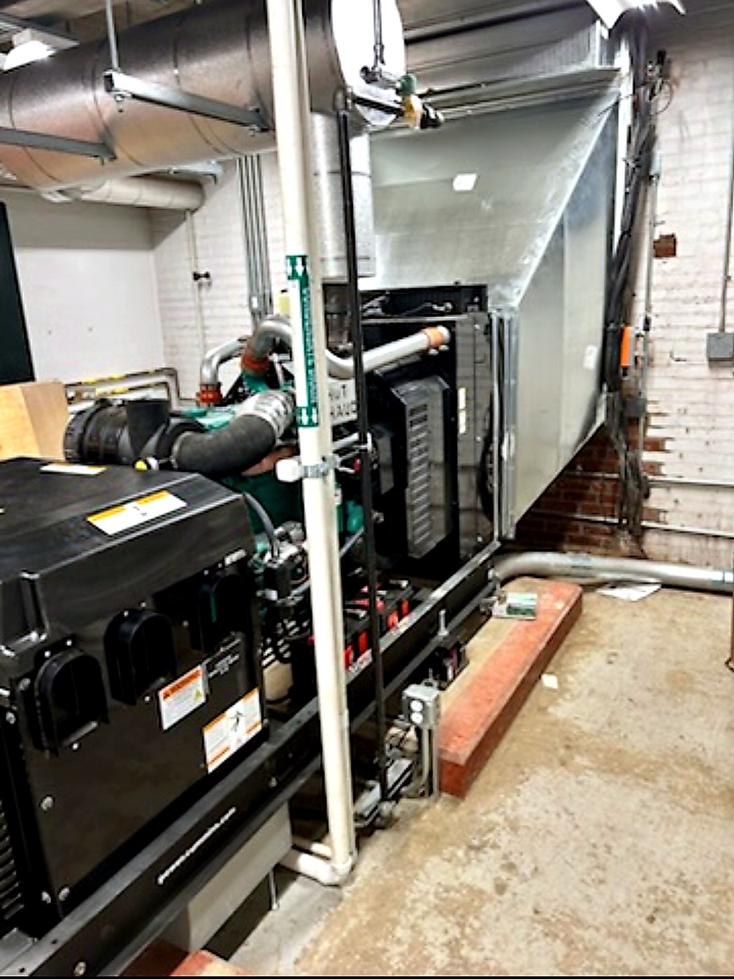 100 KW, 125 KVA Diesel Fired Generator Installed for the California University of PA Boiler Room Replacement